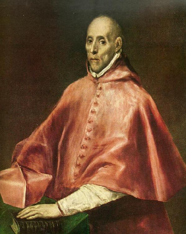 El Greco cardinal tavera oil painting image